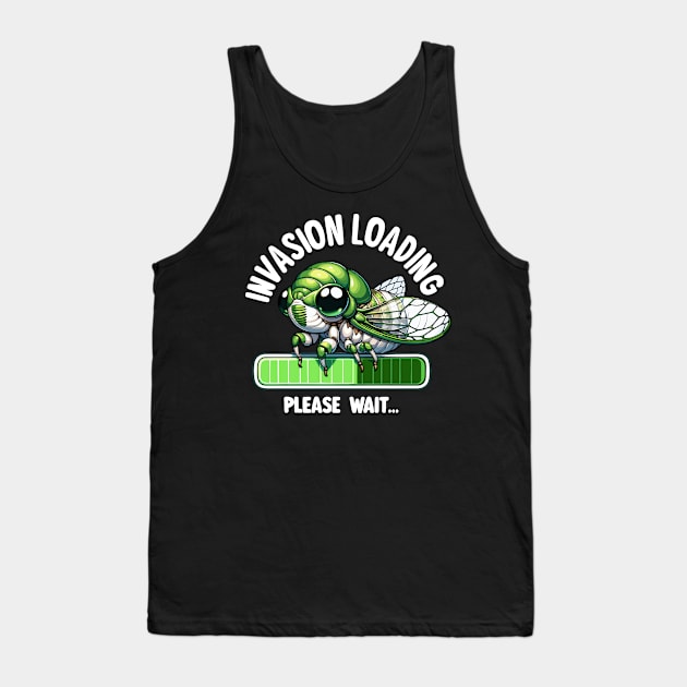 Cicada Invasion Loading Funny Cicada Summer Tank Top by creative